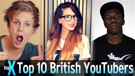 famous youtubers in uk.